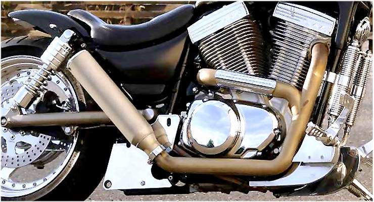 Motorrad Schalldämpfer Speziell Chopper Auspuff für Harley Davidson Sportster Umbau